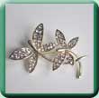 Double Dragonfly Brooch/Wrap Clip