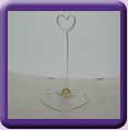Wire Heart Place Card Holder