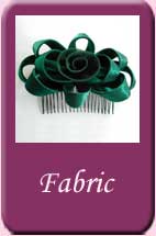 Fabric Hair Combs (Satin, organza, mesh)