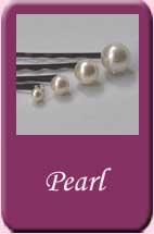 Pearl Hair Grips (Including mother of pearl)