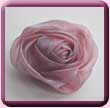Dusky Pink Rose Fold Fascinator Hair Clip