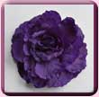 Purple Frilly Rose Fascinator