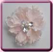 Soft Pink Jewel Flower Fascinator