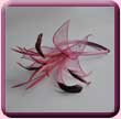 Pink Sinamay Lily Fascinator