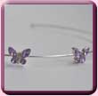 Set Crystal Butterfly Hair Band