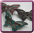 Filigree Butterfly Hair Clip