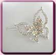Pointed Wing Butterfly Hair Clip