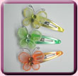 Small Sheer Butterfly Hair Clip