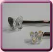 Crystal Butterfly Hair Grips