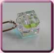 6mm Crystal Cube Hair Pin