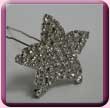 Large Diamante Star Hair Pin