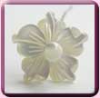 Mother of Pearl Flower Hair Pin