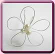 Pearl Wire Flower Hair Pin