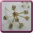 Spiky Diamante Hair Pins