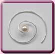 4mm Imitation Pearl Hair Spiral